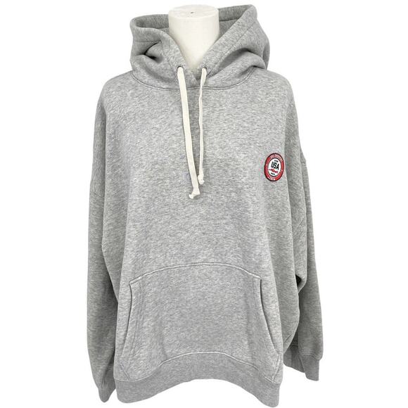 J.Crew Heritage Fleece Hoodie Limited Edition USA Swimming Gray Plus Size 2X - Picture 5 of 11